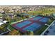 Well maintained tennis courts in a residential community at 10090 Sunnifa Aly, Orlando, FL 32832