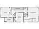 Second floor plan with primary bedroom and bathroom at 1060 Rock Harbor Ave, Orlando, FL 32828