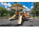 Community playground with slides and shade structure at 1060 Rock Harbor Ave, Orlando, FL 32828