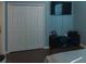 Bedroom with large closet and mounted TV at 1748 Portofino Meadows Blvd, Orlando, FL 32824