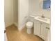 Clean bathroom with a shower, toilet and white vanity at 2907 Delcrest Dr, Orlando, FL 32817