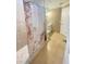 Bathroom with shower, glass block, and vanity at 2907 Delcrest Dr, Orlando, FL 32817