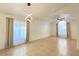 Bright and airy living room with tile floors and ceiling fan at 2907 Delcrest Dr, Orlando, FL 32817