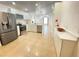 Modern kitchen with stainless steel appliances and white cabinets at 2907 Delcrest Dr, Orlando, FL 32817