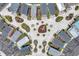 Aerial view of community with playground and surrounding homes at 3075 Key Lime Loop, Kissimmee, FL 34747