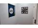 Bright entryway with a welcome sign and geometric wall art at 468 Andalusia Loop, Davenport, FL 33837