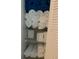Linen closet stocked with neatly folded towels at 5140 Conroy Rd # 38, Orlando, FL 32811