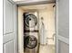 Convenient laundry room with stackable washer and dryer at 7510 Seven Eagles Way # 7510, Reunion, FL 34747