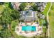 Resort-style pool with lounge chairs and bocce ball court at 7510 Seven Eagles Way # 7510, Reunion, FL 34747