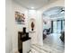 Bedroom with mini-fridge, microwave and access to bathroom at 7510 Seven Eagles Way # 7510, Reunion, FL 34747