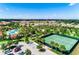 Community overview showcasing pools, tennis courts, and homes at 7635 Oakmoss Loop, Davenport, FL 33837