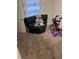 bedroom with plush seating and carpet flooring at 106 Orchid Ct, Kissimmee, FL 34759