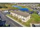 Aerial view of townhouses, showcasing community features at 439 Annabelle Way, Davenport, FL 33837