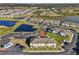 Aerial view showing location of townhouses within community at 439 Annabelle Way, Davenport, FL 33837