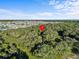 Aerial view showing home location in a residential neighborhood at 5100 Helen Ct, St Cloud, FL 34772