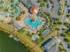 Aerial view of resort-style pool and lazy river at 4927 Windermere Ave, Kissimmee, FL 34746