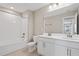 Bathroom features double vanity, bathtub, and toilet at 670 Summit River Dr, Apopka, FL 32712