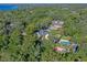 Wide aerial view of the property and neighborhood at 729 Main Street, Windermere, FL 34786