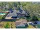 Aerial view of the property and surrounding area at 729 Main Street, Windermere, FL 34786