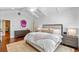 Main bedroom with hardwood floors, high ceilings and neutral decor at 729 Main Street, Windermere, FL 34786
