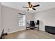 Bedroom with wood floor and ceiling fan at 905 Gascony Ct, Kissimmee, FL 34759