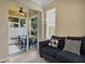 View of the backyard patio from the living room at 14042 Sparkling Cove Ln # 606, Windermere, FL 34786
