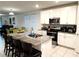 Modern kitchen with granite countertops and stainless steel appliances at 161 Andreas St, Winter Haven, FL 33881
