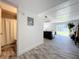 Small bathroom with shower/tub combo and beige tile at 163 Lewfield Cir, Winter Park, FL 32792