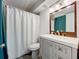 Clean bathroom with updated vanity and shower at 163 Lewfield Cir, Winter Park, FL 32792