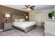 Spacious main bedroom with a king-size bed, nightstands, and a large TV at 1648 Moon Valley, Davenport, FL 33896