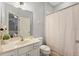 Clean bathroom with shower, toilet and vanity at 4449 Shiva Loop, Kissimmee, FL 34746