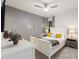 Serene bedroom with a queen-size bed and calming decor at 4449 Shiva Loop, Kissimmee, FL 34746