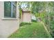 Landscaped backyard with lush greenery and privacy at 1233 Aquila Loop, Celebration, FL 34747