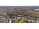 Aerial view showing home location in a quiet neighborhood at 1287 Glendora Rd, Kissimmee, FL 34759