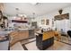 Spacious kitchen with ample counter space and a kitchen island at 1287 Glendora Rd, Kissimmee, FL 34759