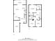 Two-story floor plan, 1443 sq ft, 2 bedrooms, 2 baths, garage at 355 Highcrest Rd, Davenport, FL 33896