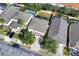 Aerial view of houses and street in community at 4603 Cumbrian Lakes Dr, Kissimmee, FL 34746