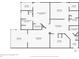 Detailed floor plan showcasing a spacious layout with two bedrooms, two bathrooms, and a balcony at 9051 Treasure Trove Ln # 207, Kissimmee, FL 34747
