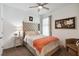 Guest bedroom with window seat and ample closet space at 1880 Goblet Cove St, Kissimmee, FL 34746
