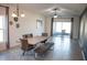 Dining room with sliding door access to backyard at 2560 Bittle Way St, Saint Cloud, FL 34769