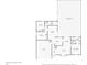 Floor plan showing a 3 bedroom, 2 bathroom house with a garage and screened patio at 607 Tamarin Ln, Kissimmee, FL 34759