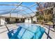 Relaxing screened pool with ample deck space at 607 Tamarin Ln, Kissimmee, FL 34759