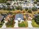 Aerial view of single-Gathering home with pool, landscaped yard, and neighborhood context at 905 Durango Loop St, Davenport, FL 33897