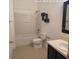 Clean bathroom with tub, toilet and vanity at 2857 Lyndscape St, Orlando, FL 32833