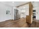 Modern kitchen with stainless steel appliances and marble countertops at 527 Sunrise Dr, Orlando, FL 32803