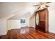 Large bedroom with hardwood floors and ample closet space at 1109 Lakeshore Blvd, St Cloud, FL 34769