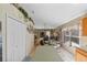 Kitchen island offering additional counter space and views of living areas at 12 Pine Forest Pl, Apopka, FL 32712