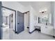 Bathroom with vanity, toilet and access to bedroom at 12153 Shadowbrook Ln, Orlando, FL 32828