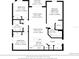 Two-bedroom, two-bath condo floor plan with open living area at 2778 Almaton Loop # 303, Kissimmee, FL 34747