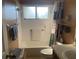 Bathroom with tub, shower, and single sink vanity at 5062 El Destino Dr, Leesburg, FL 34748